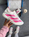 Adizero Adios PRO 4 Branco com rosa