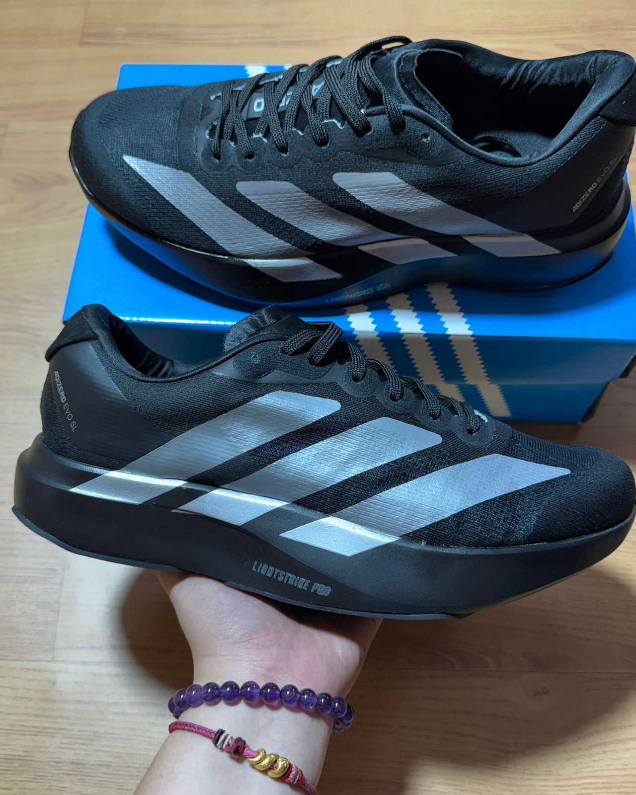 Adizero Evo SL Preto chumbo